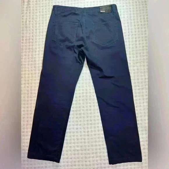 Tiglio Sport Monaco style chinos pants men’s size 36x34 navy straight leg - Picture 8 of 10